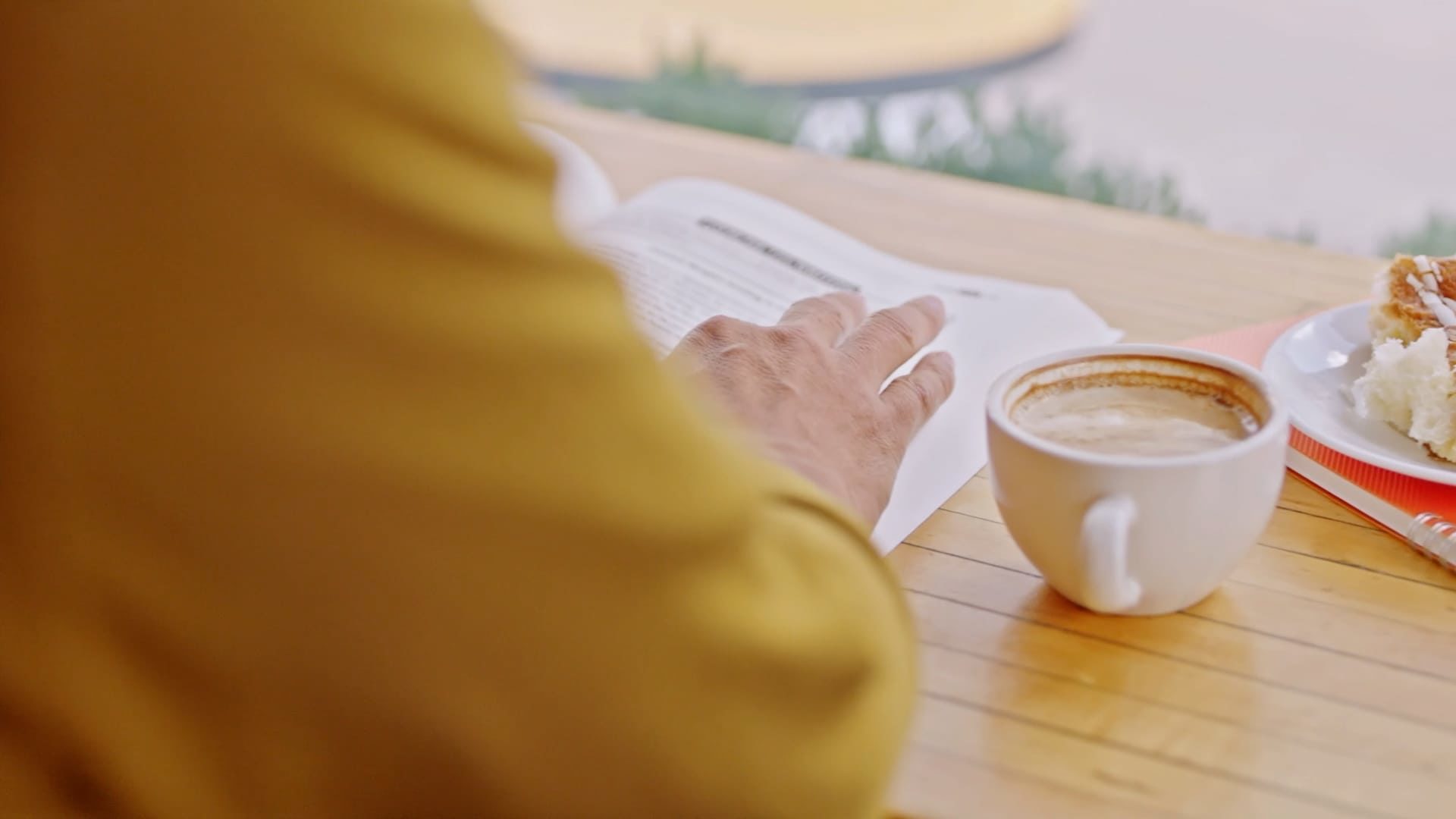 カフェで英会話のレッスン