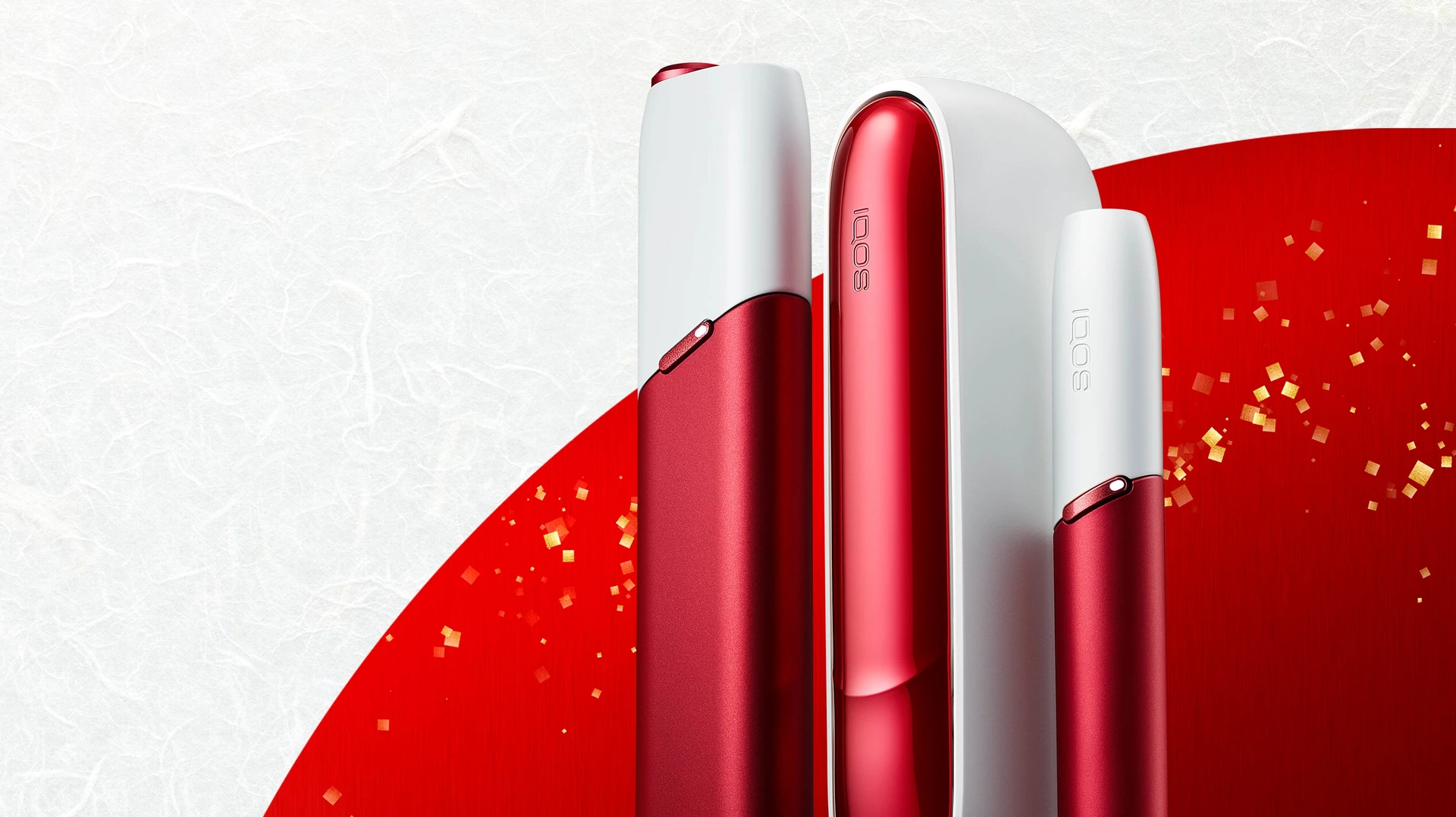 アイコス 3 iQOS 3 祝賀モデル ホワイト レッド 白 赤 交換品 付属品 本体 未使用品 登録解除済み IQOS、白と真紅のツートンカラーの日本限定祝賀モデル - Impress Watch